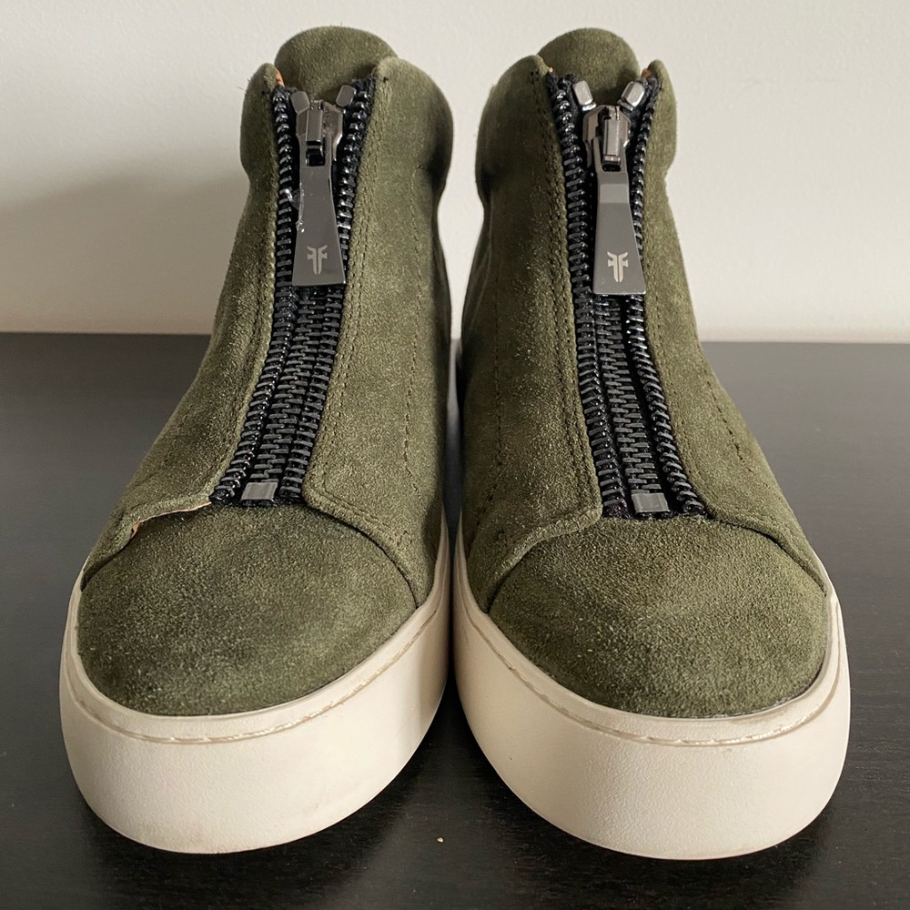 Frye Lena Zip High Top Sneaker